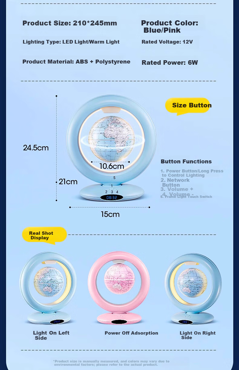 Mengduofu Bean Bag AI Magnetic Levitation Globe Children's Educational Toy 3D Stereo Boy Birthday Gift AR Companion Robot 15