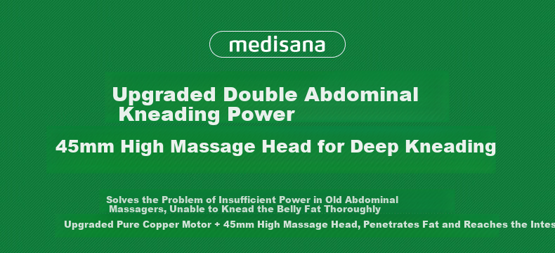MEDISANA German Abdominal Massager Promotes Intestinal Peristalsis Stomach Massager Warm Uterus Waist Belt Heat Therapy Fully Automatic Massager Practical Gift for Women 12