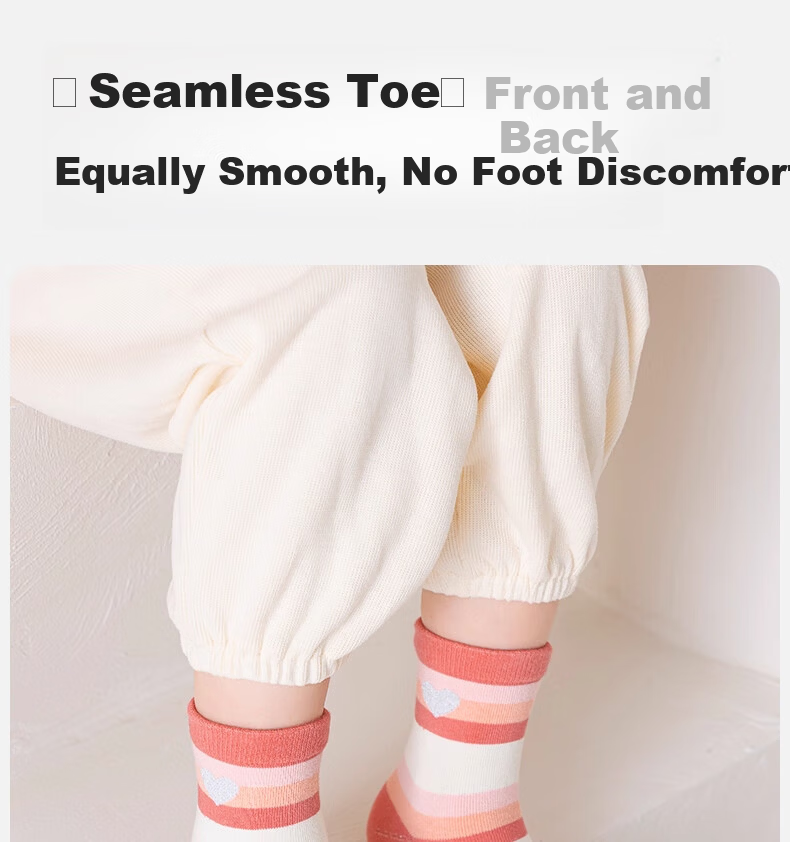 Mianqixiong Children's Socks, Spring And Autumn Style, Pure Cotton Mid-Calf Socks, Girls' Baby Autumn Class A Children's Socks, Girls' Autumn And Winter Cotton Socks for Baby Girls 6
