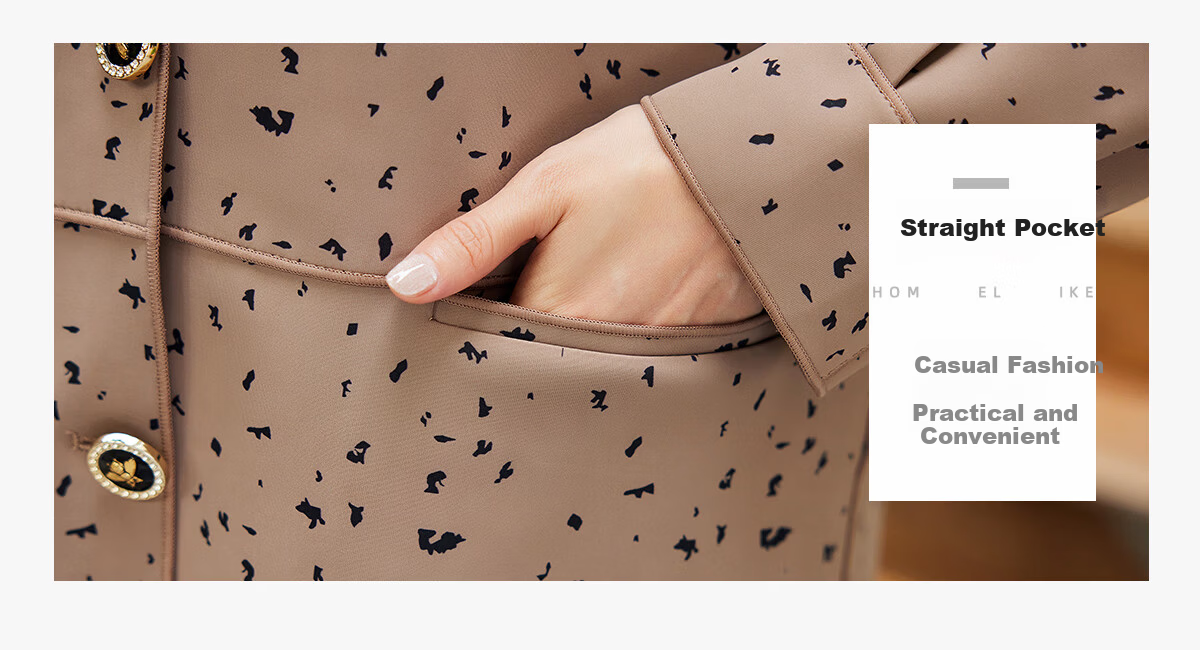 YUZHAOLIN Middle-aged and Elderly Women's Spring and Autumn Coat Elegant Mom Jacket Y243U3012 4