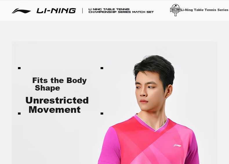 LI-NING Table Tennis Shirt New Professional Quick-Dry Short Sleeve Breathable Training Competition Sportswear 3XL 6