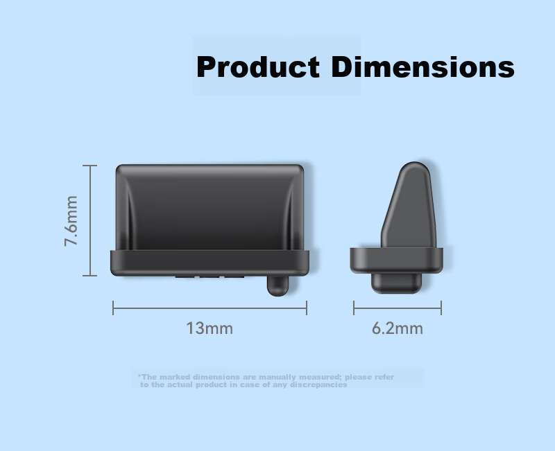 Sanze USB Dust Plug Port Protector Laptop Docking Station USB Cap Environmental Silicone Material 100pcs SZ-USB100 10