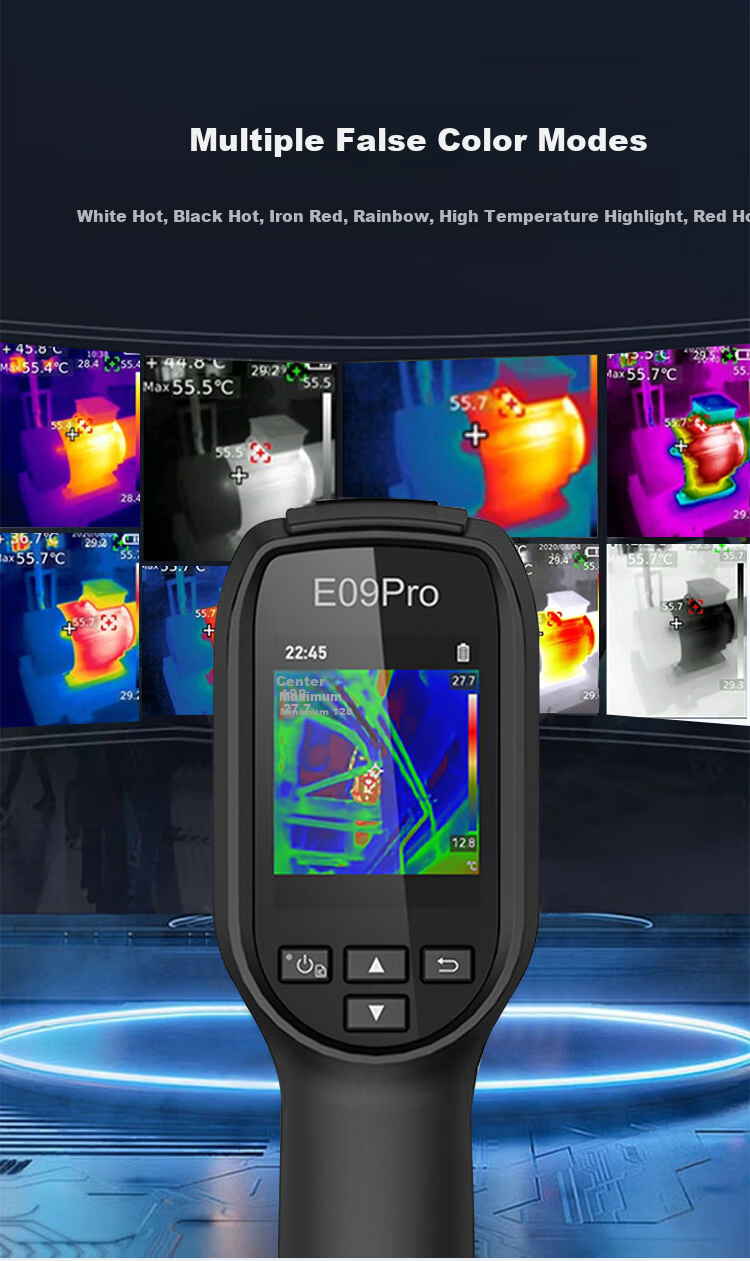 HIKMICRO E09 Thermal Imaging Camera High-Definition Infrared Thermal Imager Night Vision Industrial Temperature Measurement Floor Heating Inspection Leak Detection Device 7