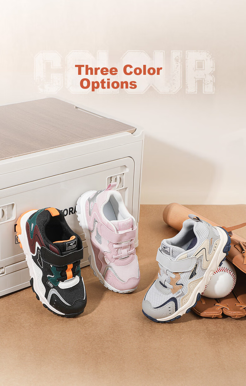 DR·KONG Toddler Walking Shoes, Sports Shoes for Autumn, Boys And Girls Baby Shoes, Breathable Casual Children's Shoes, B14243W018, Pink, Size 24 5