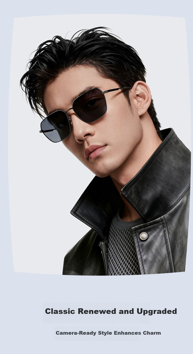 HLA Day and Night Dual-Use Polarized Sunglasses Night Driving Photochromic Men's Night Vision Glasses Anti-Glare for Driving 3