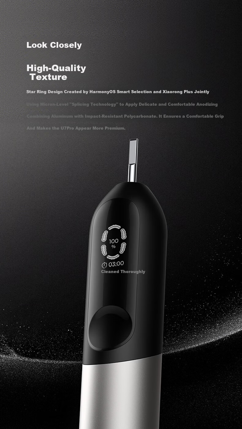 Huawei Smart Choice usmile Electric Toothbrush Smart Toothbrush Adult Couple Gift for Boyfriend/Girlfriend U7 Pro Glacier Blue Birthday Gift 18