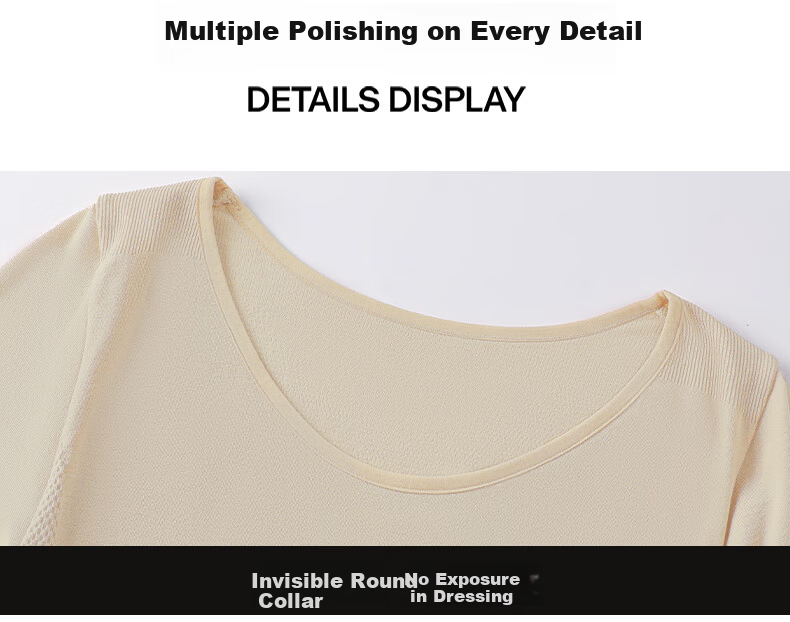 Herbal Original Women's Thermal Underwear Set Autumn Winter New Slimming Heat Energy Waist Shaping Base Layer Shirt and Pants 13