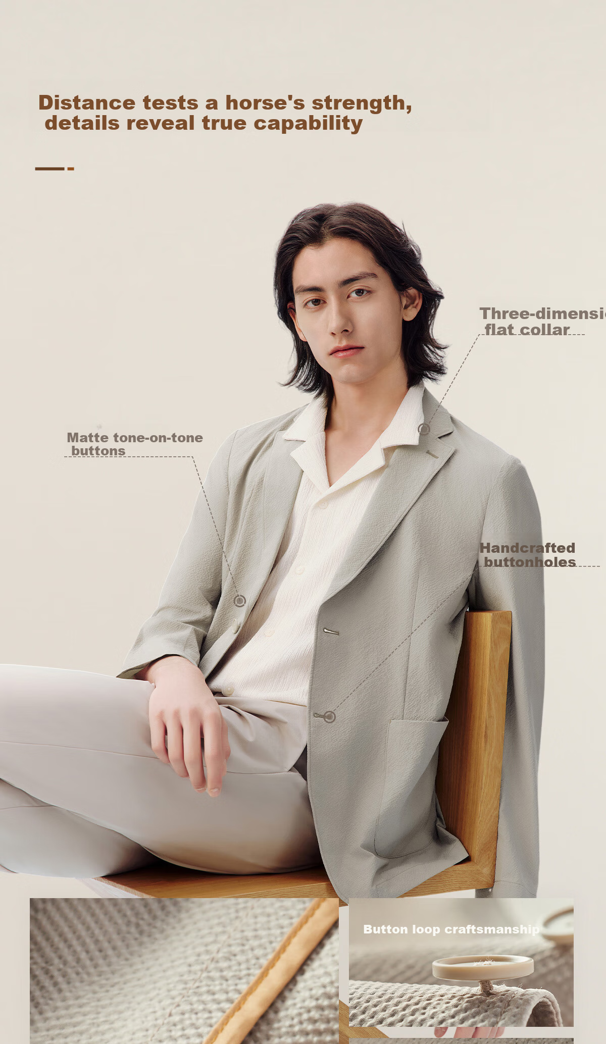 Hodo Men's Suit, Machine Washable, Easy-Care Sun Protection Capsule Suit, Casual Men's Jacket with Capsule Storage Bag 12