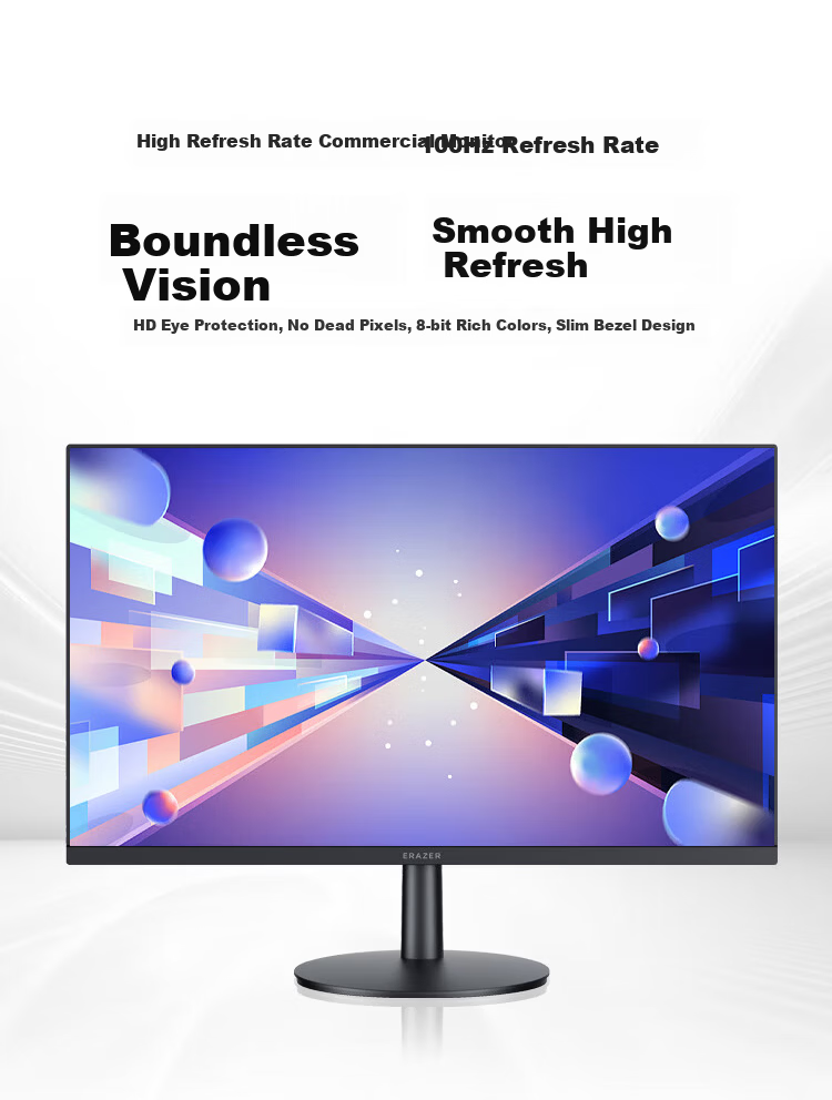 Lenovo Yinen 27-inch Monitor 4K 10bit HDR IPS Wide Color Gamut Low Blue Light Wall-Mountable Computer Display for Design and Entertainment Office 1