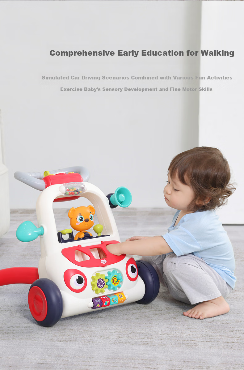 HUILE TOYS Infant Newborn Baby Walker Toy Toddler Boys Girls Birthday First Year Gift 22