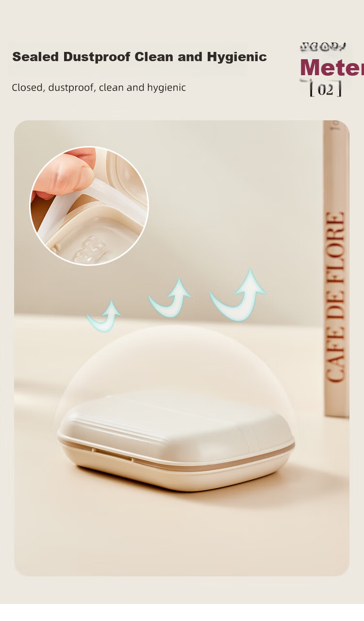 Imakara Japanese Invisible Aligner Case, Portable Orthodontic Retainer And Denture Storage Box, Soaking And Cleaning Container 6