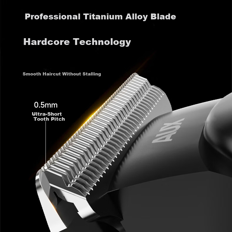 AUX Hair Clipper Electric Hair Trimmer Home Use Professional Haircut Kit for Adults, Children, and Babies Men's Electric Haircut Machine Complete Set Father's Day Gift 10
