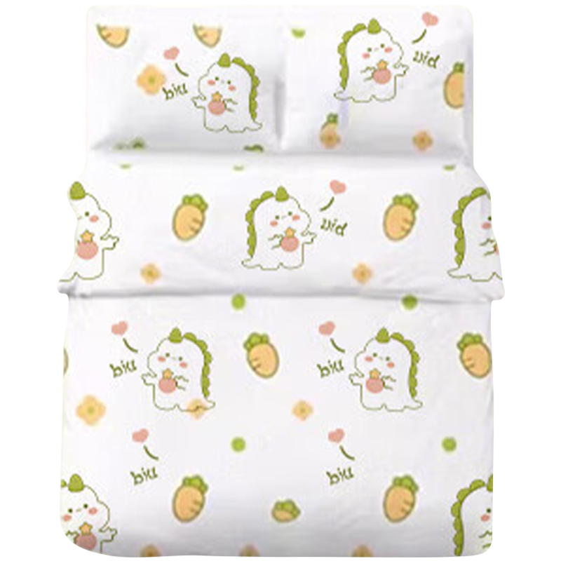 JAJALIN Disposable Four-Piece Travel Hotel Bedding Set: Clean Bed Sheet, Duvet Cover, Pillowcases, Thickened Double Bed Linen Set for Tourism