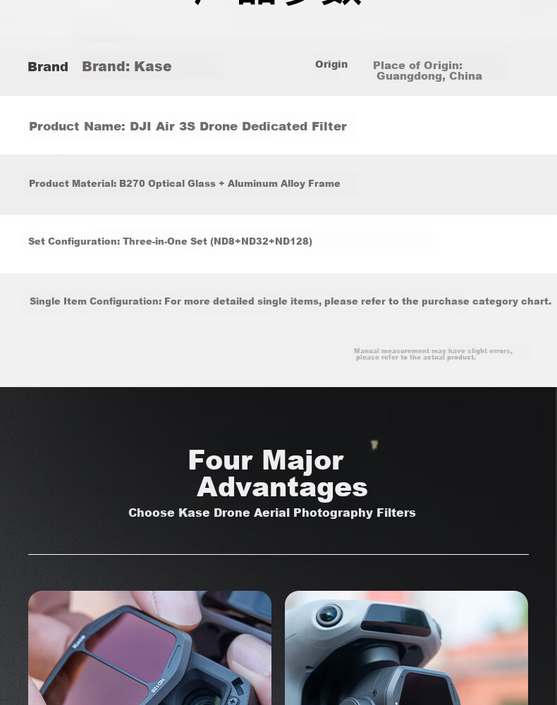 Kase DJI Mavic 4 Pro Drone ND64 Neutral Density Filter 3