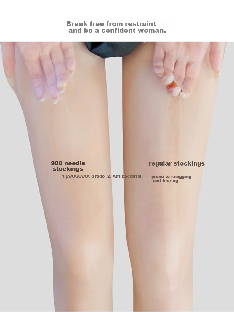 Avandi 0.7D Summer Thin Matte High-End Slimming Sheer Skin-Enhancing Black Anti-Snag Pantyhose for Women 22