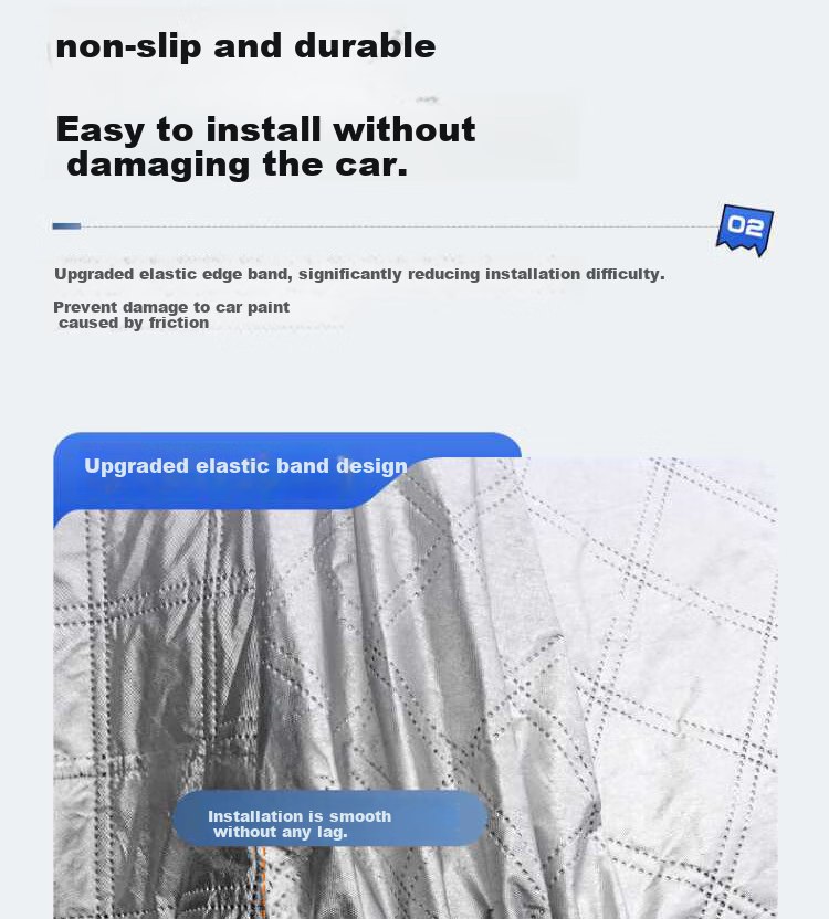 AUTOWOEL BYD Han DM-i Snow Cover Car Front Windshield Snow Shield Frost and Freeze Protection Winter Windshield Cover 14