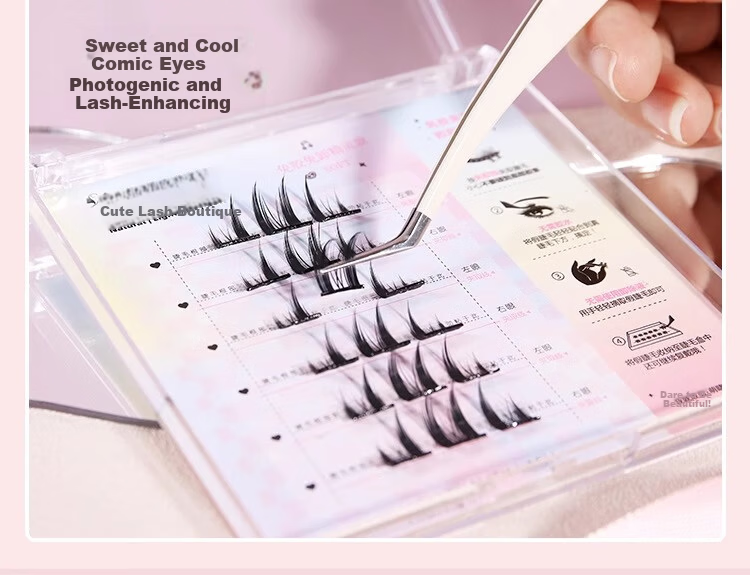 Mengjie Shangpin Cat Paw False Eyelashes Natural Realistic Glue-Free Eyelashes for Women 12