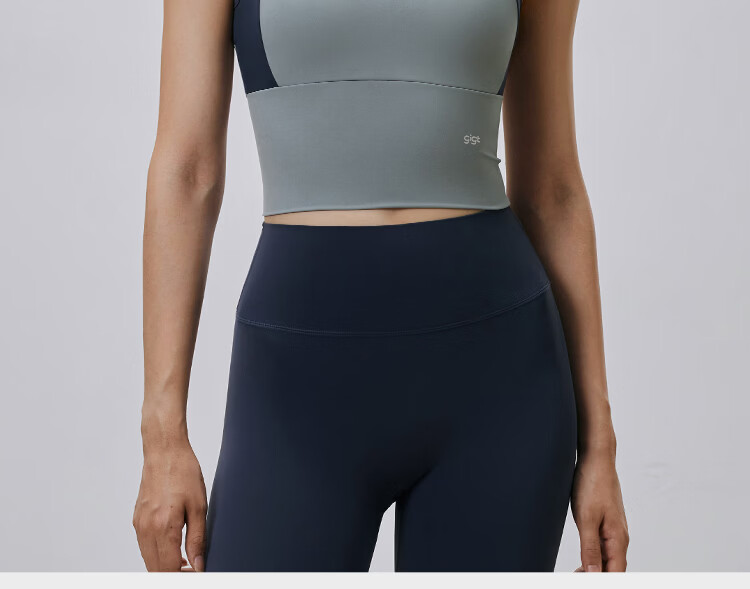 Gigt Women's Shockproof Sports Bra, Integrated Cup, Fitness Bra, Push-Up, Running Training Vest, Yoga Wear 38
