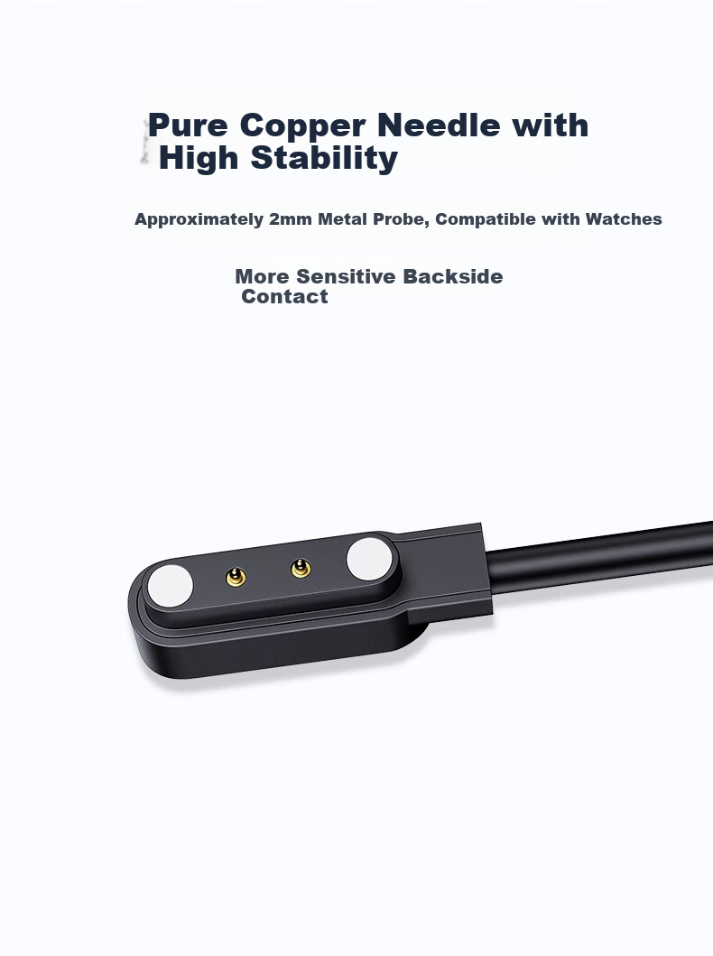 CHENSONG Compatible KeepB3 Band Charger Magnetic Fast Charging Cable Black USB Interface Magnetic Fast Charging Dock for Keep Sports Band 1