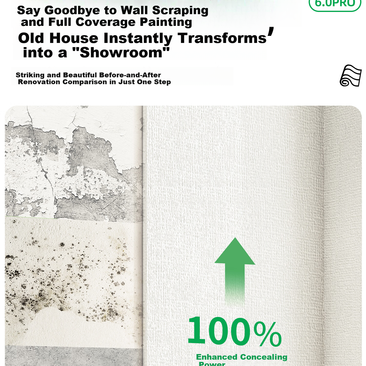Washi 2026 New Self-Adhesive Waterproof Moisture-Proof Wallpaper Bedroom Wall Sticker Linen Beige 0.5*2.8m 4