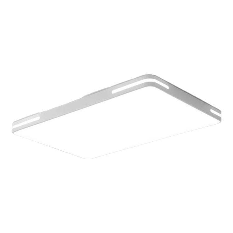 Huipujinggong Living Room Ceiling Light LED Modern Minimalist Dining Room Study Lamp Fixture 110*70cm Remote Control Three-Color