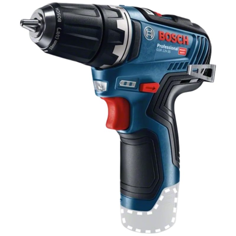 BOSCH Brushless Cordless Impact Drill GSR12V-35HX Multi-Function Screwdriver Electric Drill [12V/3.0Ah Dual Battery]