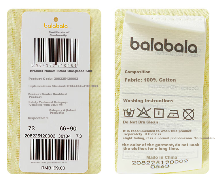 BALABALA Baby Romper Infant Jumpsuit Girls 2025 Summer Sweet Stylish Cute 208225120002 9