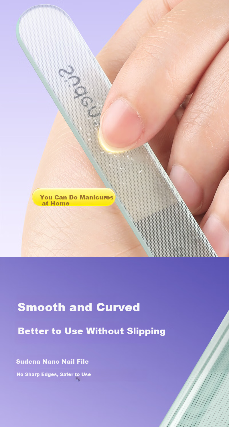 Suden Double-Ended Nano Glass Nail File Manicure Buffer Polishing Tool 7