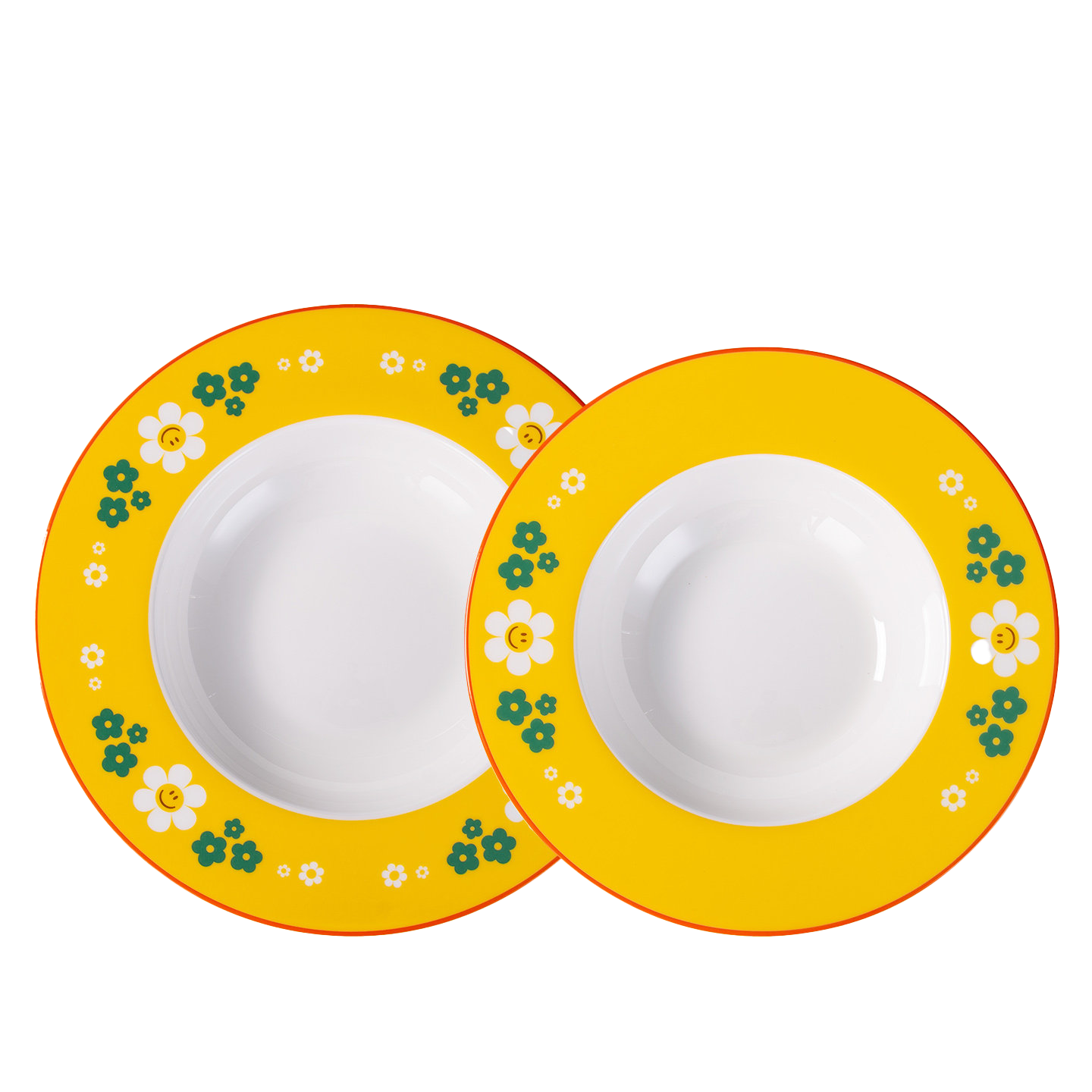 GLASSLOCK & wigglewiggle Collaboration Porcelain Plate Cartoon High-Value Gift Box Home Tableware