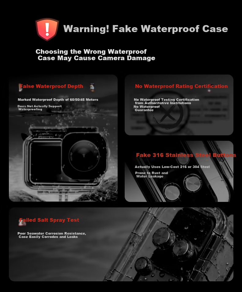 Llano Waterproof and Shockproof Case for DJI Pocket 4 Camera, Underwater 50m Diving Swimming Protective Cover for Pocket Gimbal Action Camera Accessories 1