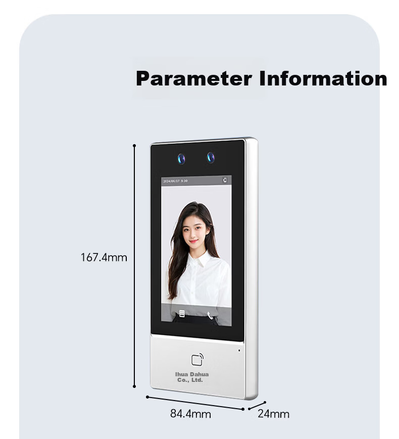Dahua Facial Recognition Access Control All-in-One Machine Enterprise WeChat Co-branded Attendance Machine 4.3-inch Touch Screen Ethernet Network Company Face and Card Attendance K41 17