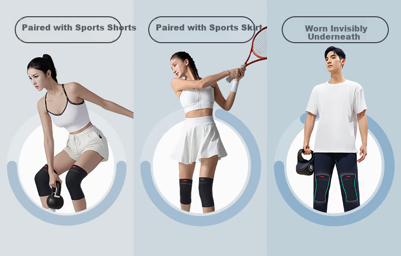 LI-NING Summer Thin Knee Brace for Running Men and Women, Meniscus Injury, Effusion, Synovitis, Joint Pain 8