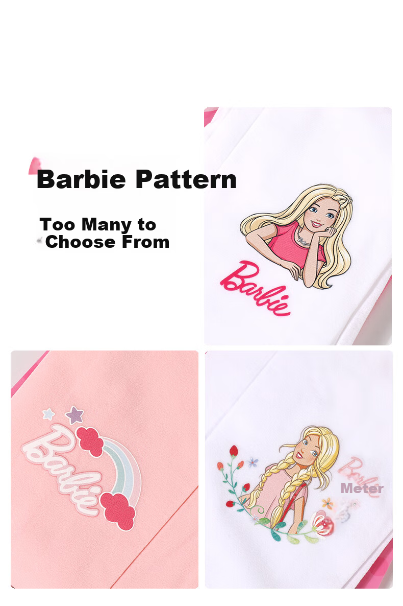 Barbie Girls' Spring and Autumn Thin Tights Children's Long Socks Baby White Stockings Girls' Leggings Practice Dance Socks 2