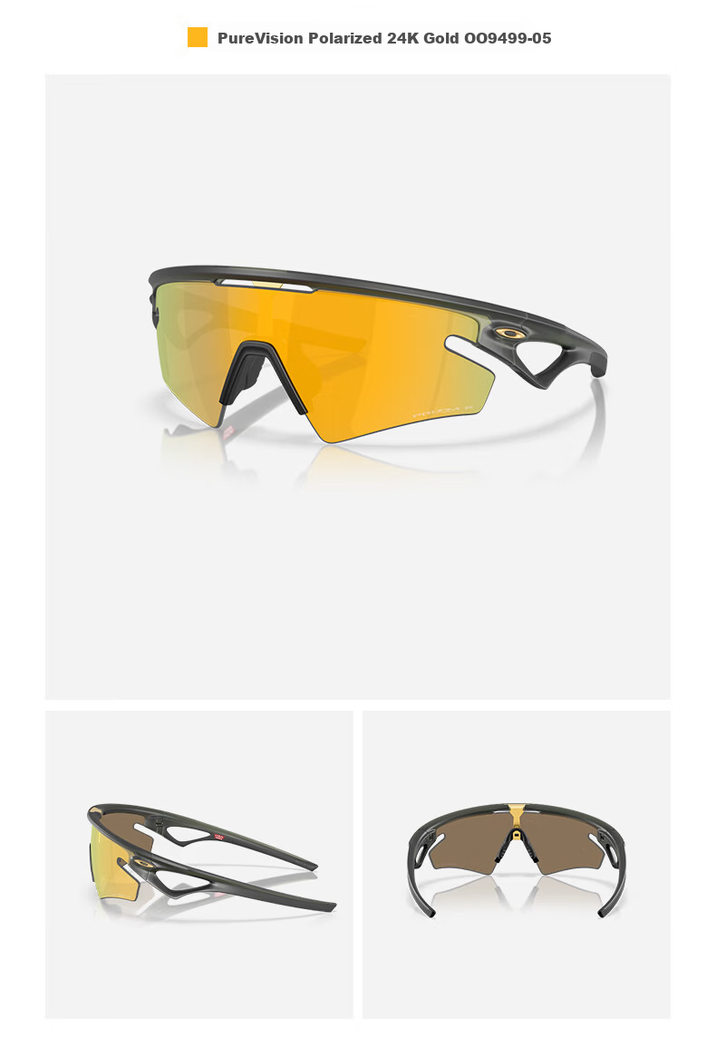OAKLEY SPHAERA SLASH Outdoor Sports Sunglasses 0OO9499 Pure Polarized Black-01 9