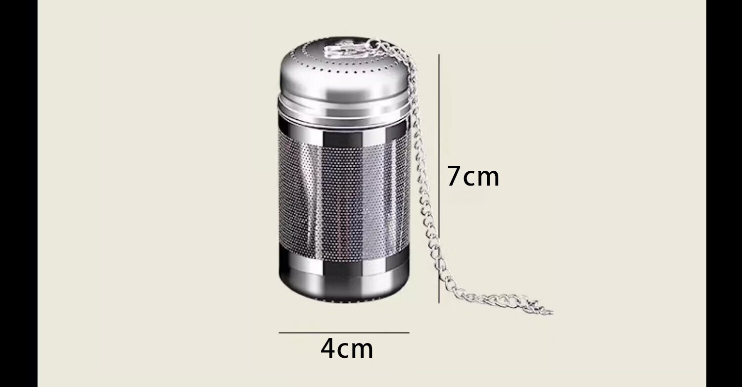 Mengtin 304 Stainless Steel Tea Infuser Tea Storage Spice Ball Stew Seasoning Box Marinade Basket Tea Leaf Filter Ball Tea Strainer Brewing Ball 14