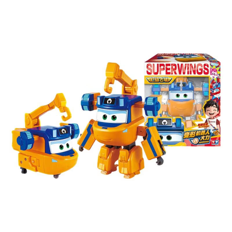 AULDEY Super Wings 19 Ledi New Character Mighty Transforming Robot Backpack Children's Day Gift