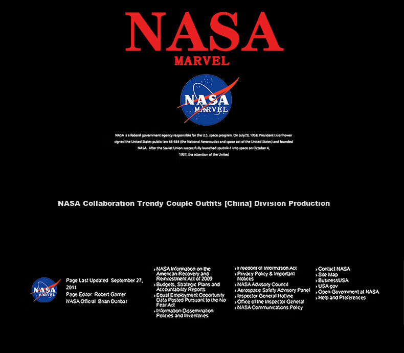 NASA MARVEL Men's Thickened Cotton Jacket Autumn Winter Fleece Lined Warm Windproof Coat Black Fleece XL 2