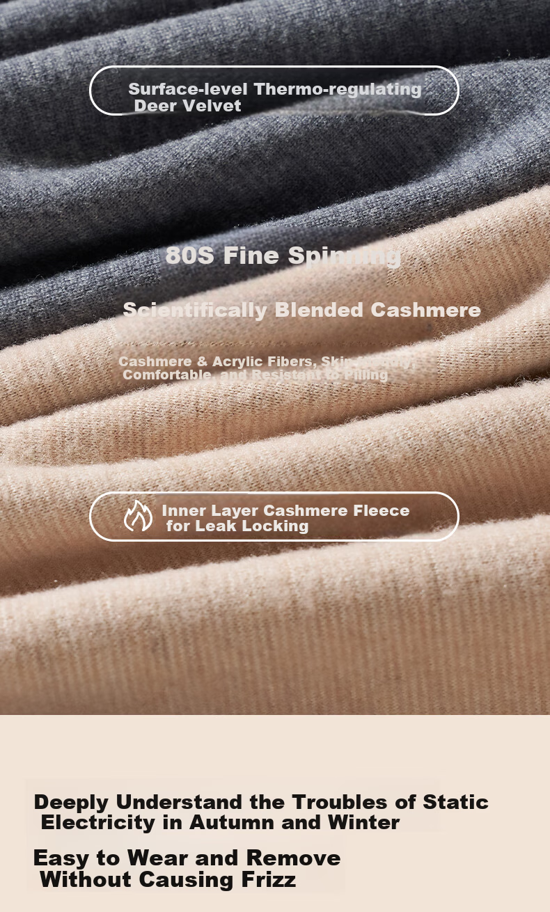 YAYA Goose Down Tencel New Thermal Underwear Set for Men Cashmere and German Velvet Heated Fleece Thickened Autumn Shirt and Pants 10
