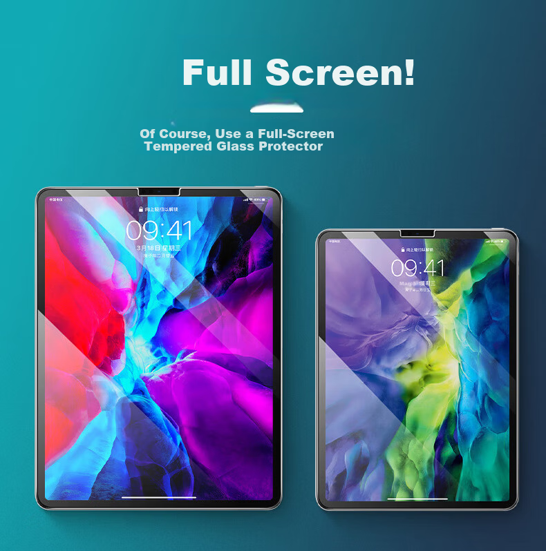 ALittleFlower [Hot Sale 1M+ AR Anti-Glare] Tempered Glass Screen Protector for iPad Air 5 / Pro 2022 / Air 4 10.9-inch / 11-inch 2021/2020/2018 Apple with Installation Tool 10