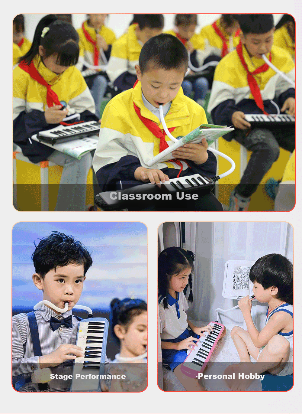 Feifan 37-Key Professional Melodica for Adults And Children, Suitable for Elementary School Students And Beginners in Wind Instrument Learning 8