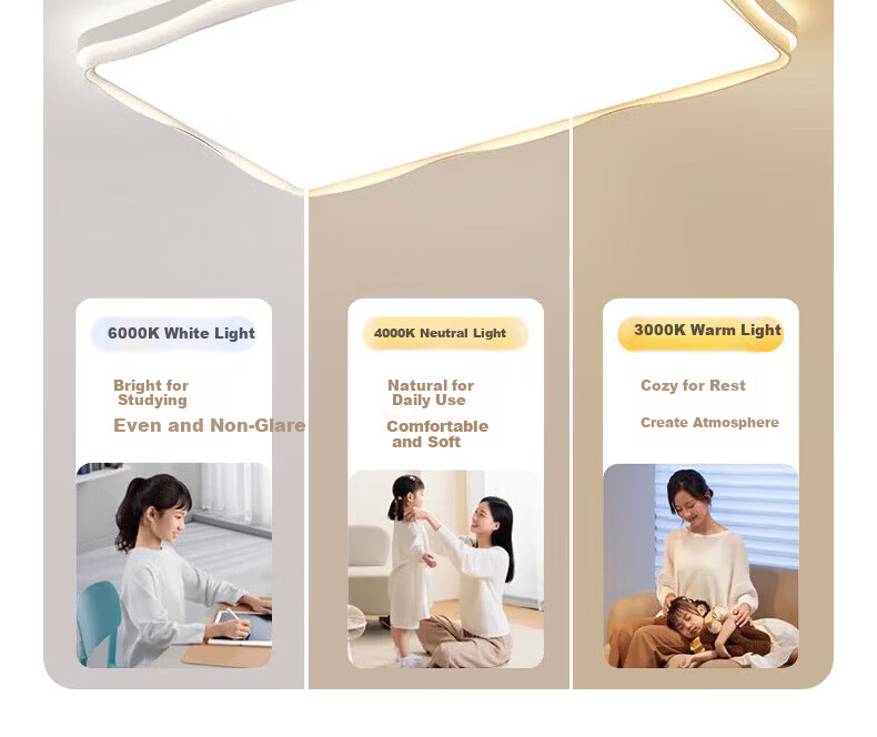 Huashuozhaoming, Using Original Pulu Light Source, Bedroom Ceiling Light, Modern And Simple Cream Style, Master Bedroom, Secondary Bedroom, Study Room, Round Intelligent 25