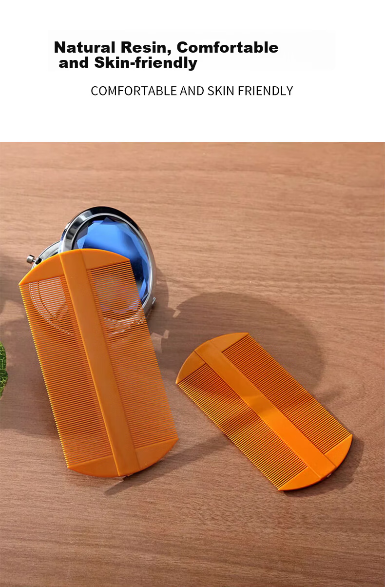 Chense Lice Comb and Hair Tie Set - Ultra-Dense Fine Tooth Comb for Removing Lice Eggs, Dandruff, and Head Lice 5