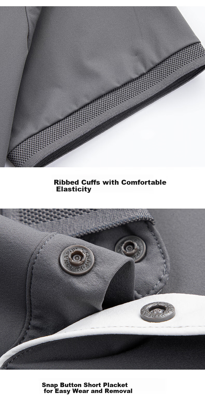 ROMON 7A Antibacterial Ice Silk Polo Shirt Men's Short Sleeve Cooling Summer Quick-Dry T-Shirt 232 16