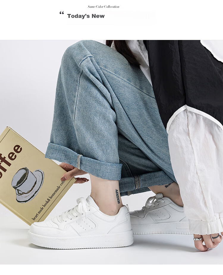 Global 2026 Early Spring Women's Sneakers Trending Ins Style White Simple Breathable Comfortable Fashion Pure White Casual Shoes 9