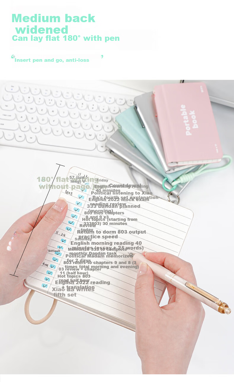 BEIFA Portable Sheep Leather Notebook Space Silver 9