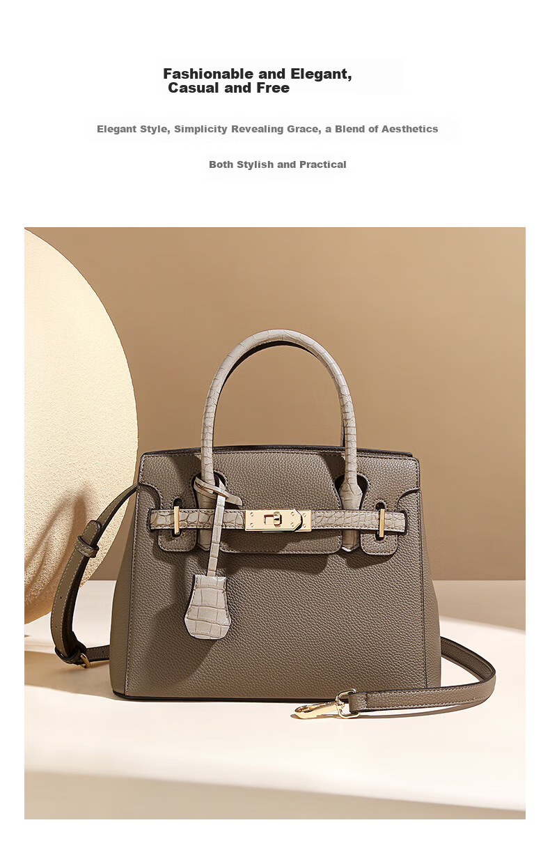 TUCANO 2026 New Women's Leather Handbag Luxury Kelly Shoulder Crossbody Bag Mother's Day Gift 5