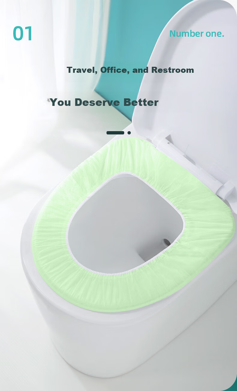 Briars Disposable Toilet Seat Covers, Extended And Thickened, Individually Wrapped, Portable Travel Sanitary Toilet Seat Protectors, 40 Pieces Per Pack 2