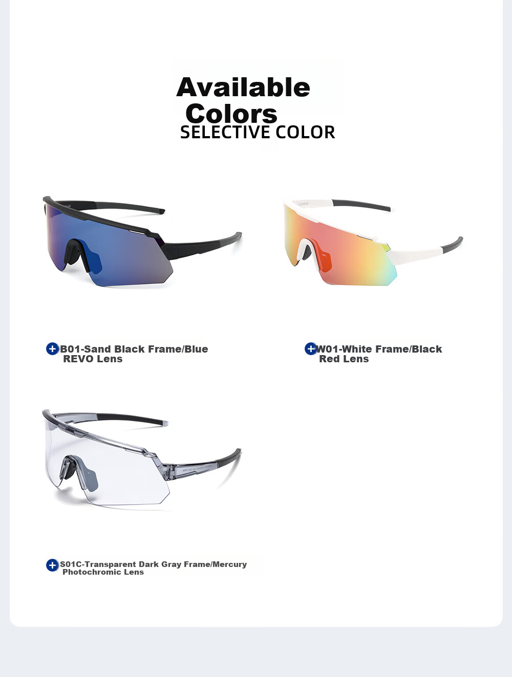 Kashiman Cycling Glasses Road Bike Sunglasses Men Women Day Night Windproof Photochromic Outdoor Running Sports Sunglasses 11
