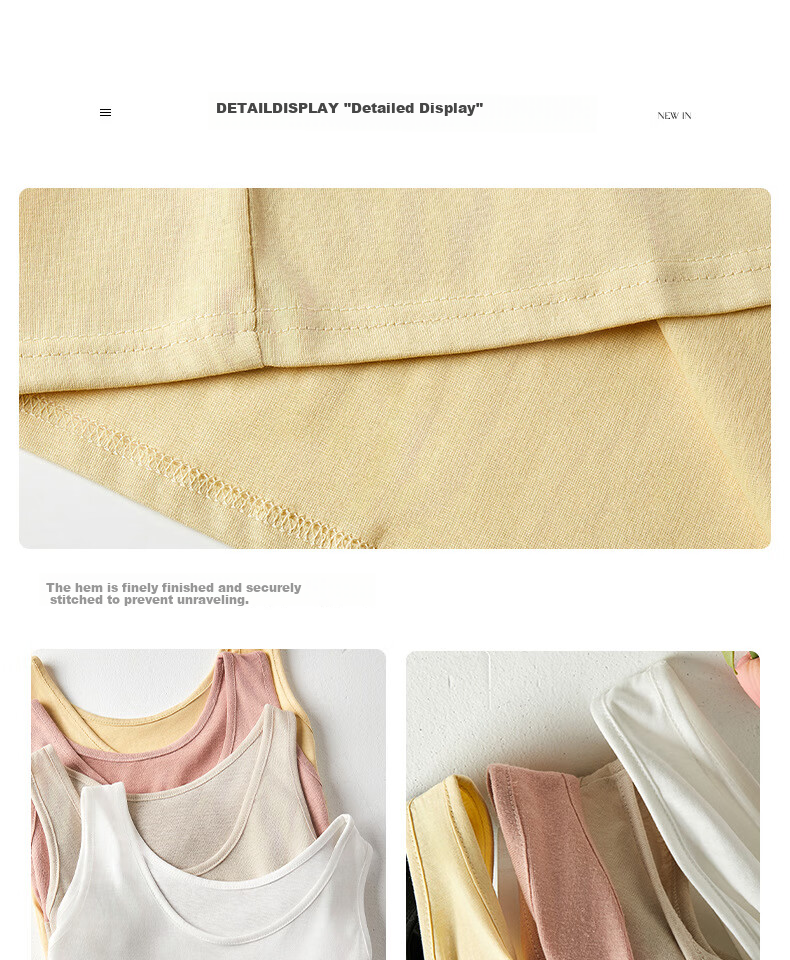 Langsha Loose Fit Women's Vest 2026 New Slimming Outerwear Base Layer Sleeveless Lazy Style Top T-Shirt 9