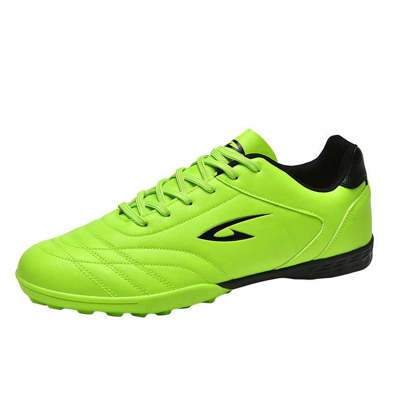 Delhui Football Shoes TF Turf Studs Unisex Youth Adult Non-Slip Wear-Resistant Field Grass Special Fluorescent Green Size 44